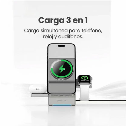 Cargador Inalámbrico Iron Hide 3-in-1